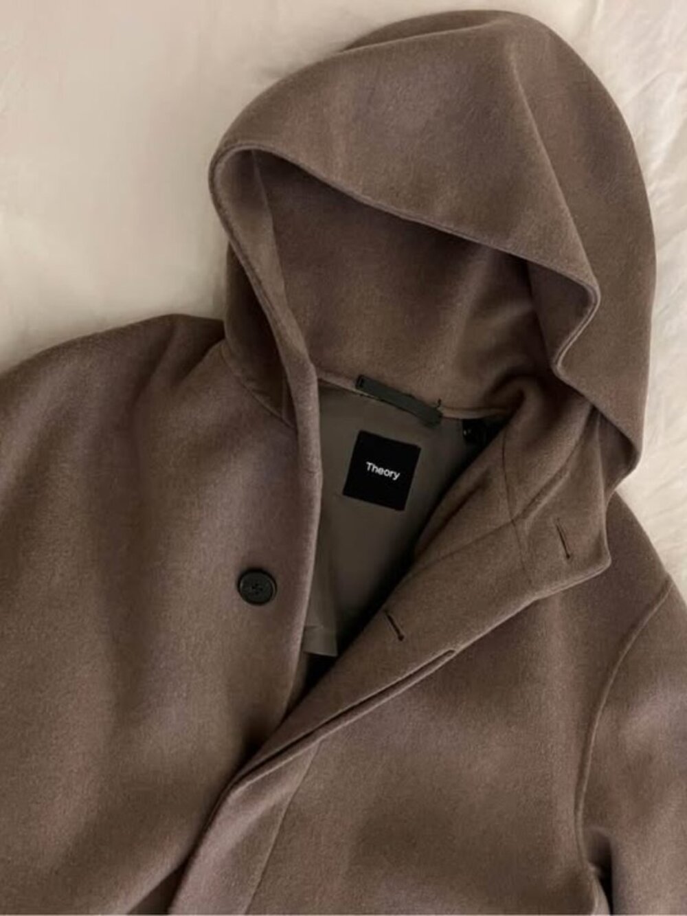 Theory Thompson Wool Duffle Coat, Men's Large